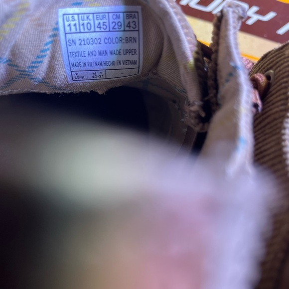 🔥 SKECHERS MELSON CORDUROY BROWN SLIP ON AIR COOLED MEMORY FOAM 21030 MEN SZ 11 - Picture 8 of 9